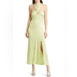 SAYLOR Connor Midi Dress in Matcha Size M